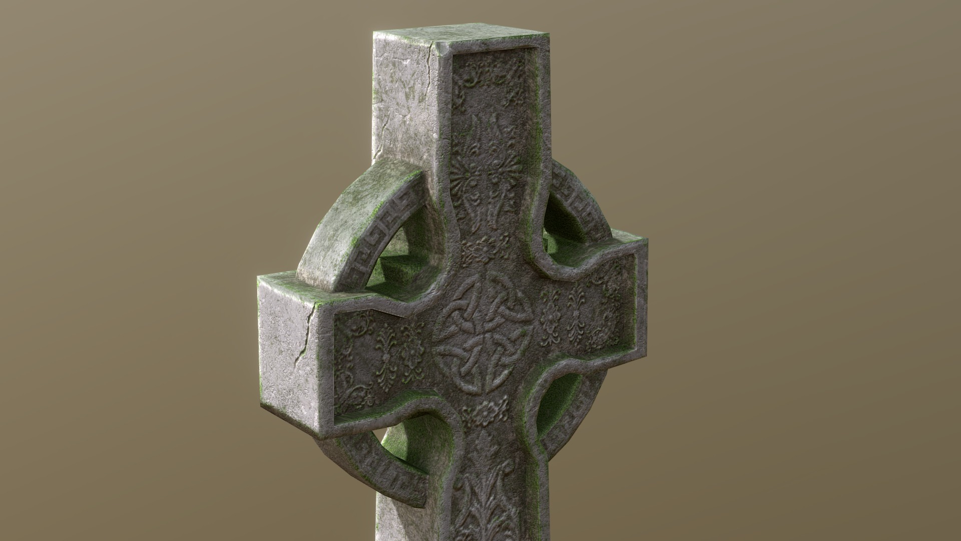 Old Gravestone Celtic Cross | Fab
