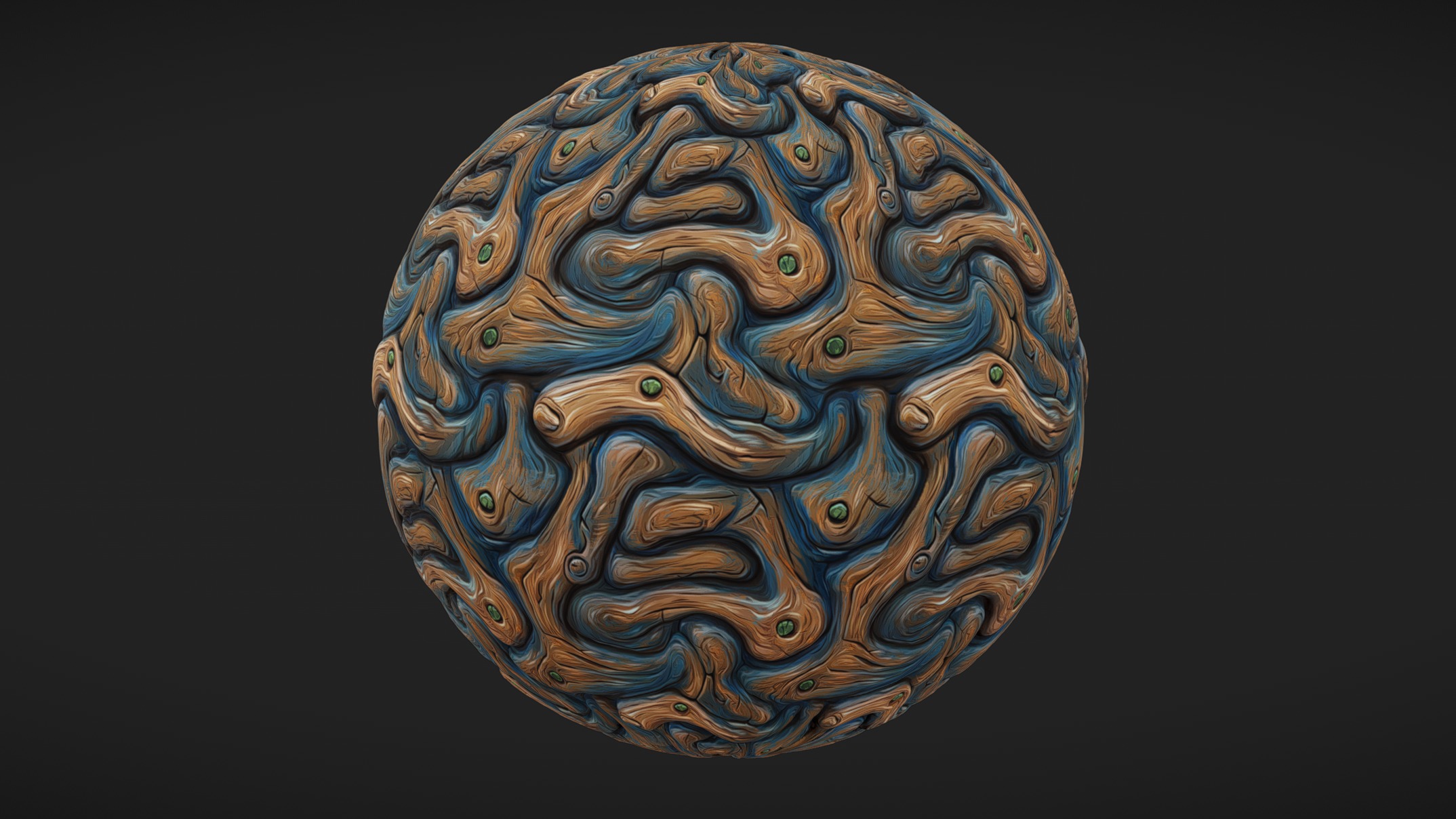 Stylized Alien Seamless Texture | Fab