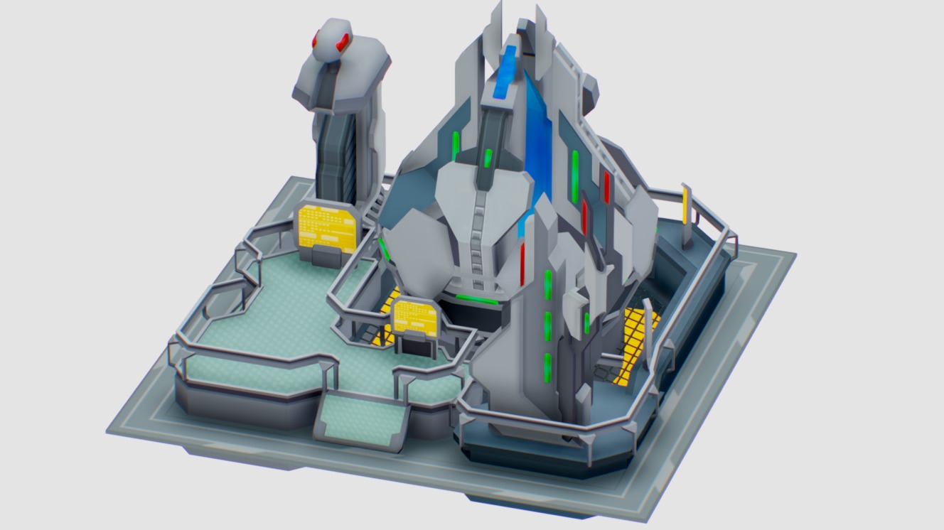 Radar Station - Futuristic Modern Observatory Room - Station 3 | Fab