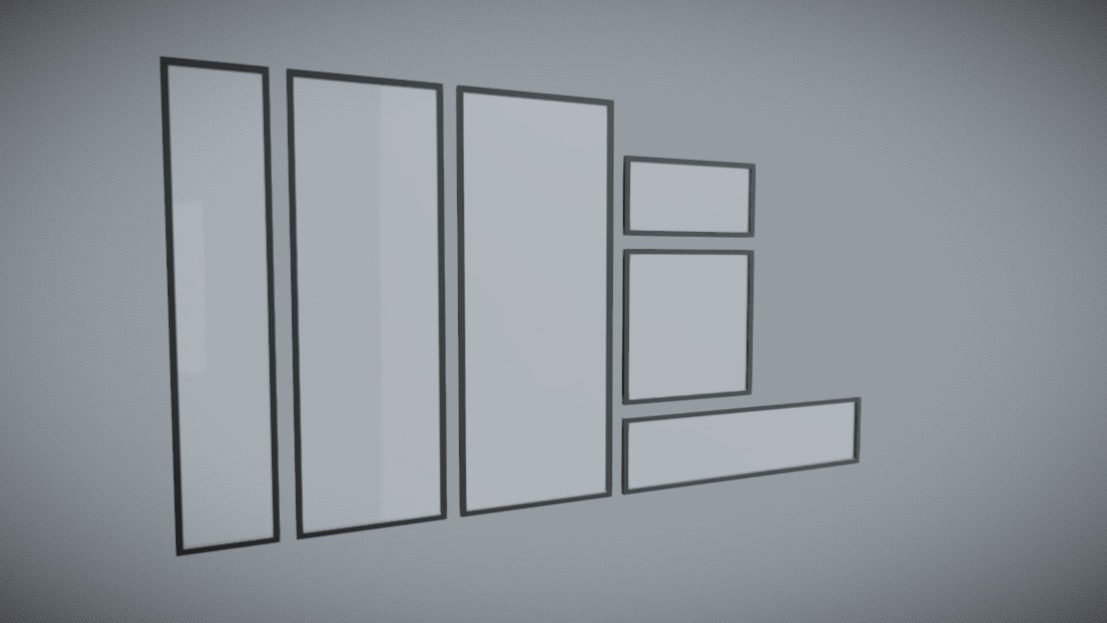 Storefront windows set | Fab