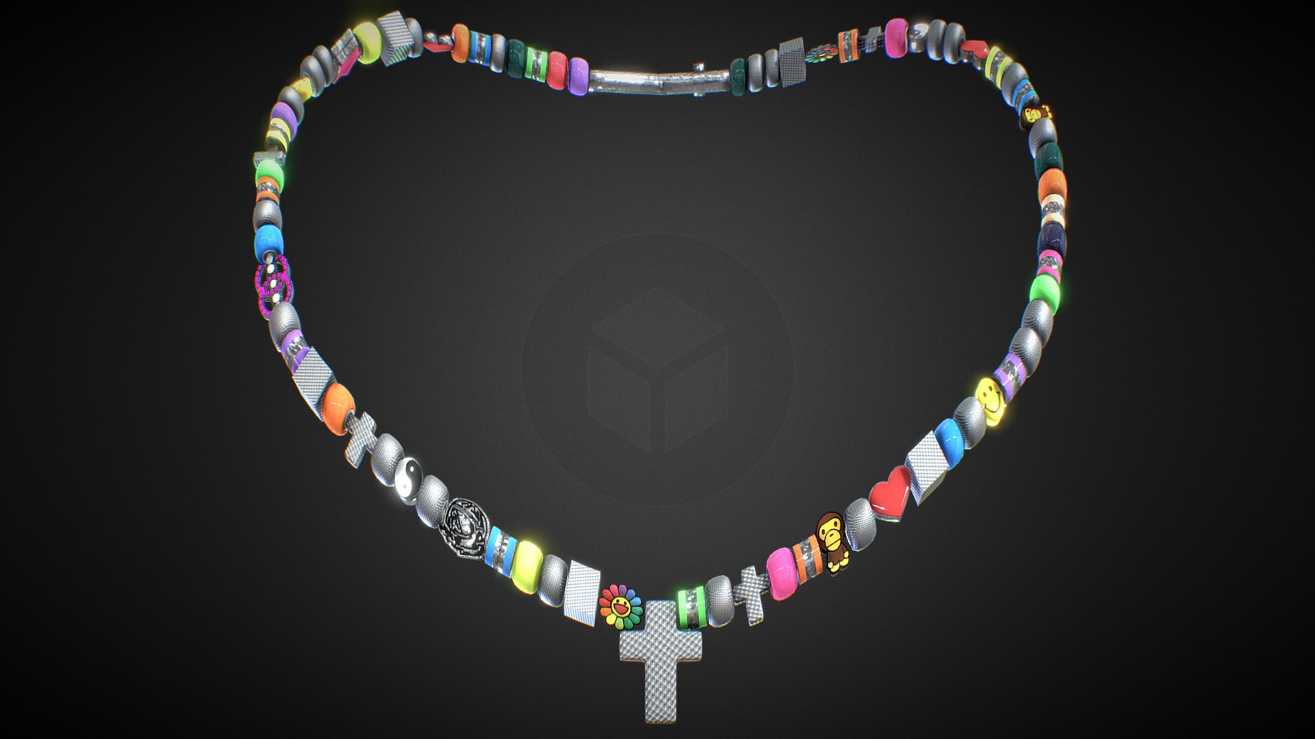 Custom Chain with Designer Diamond Charms | Fab
