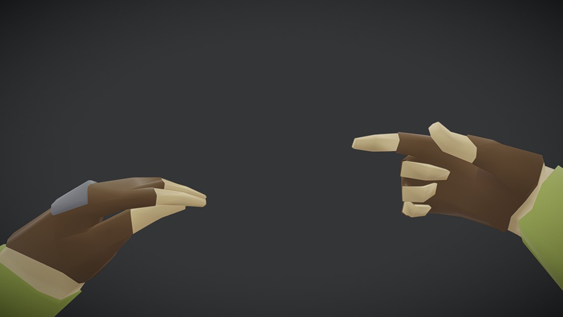 Low Poly FPS Arms (Rigged-Animated) | Fab