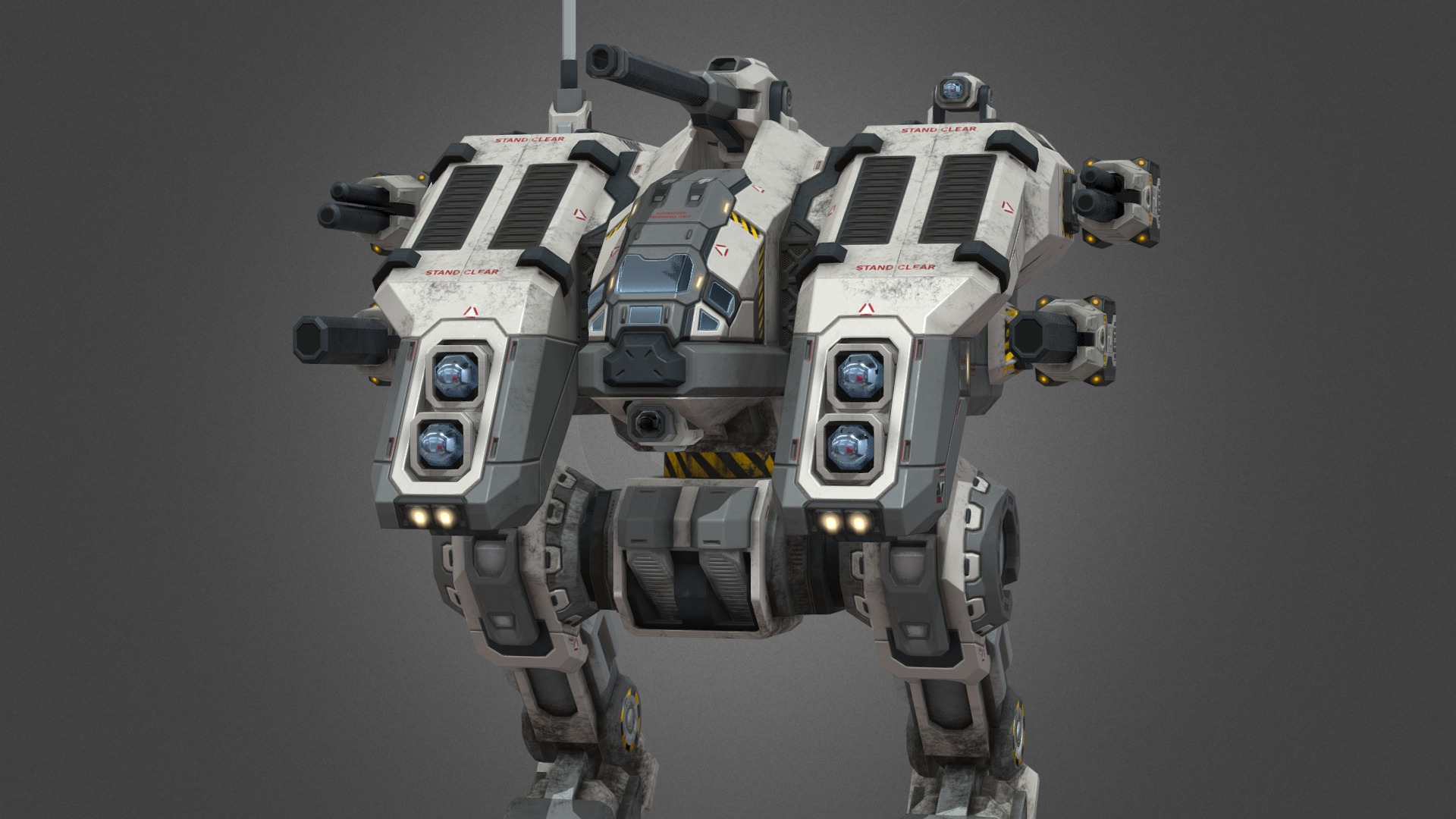 Hammer Mk.2 - Lowpoly Animated Mech | Fab