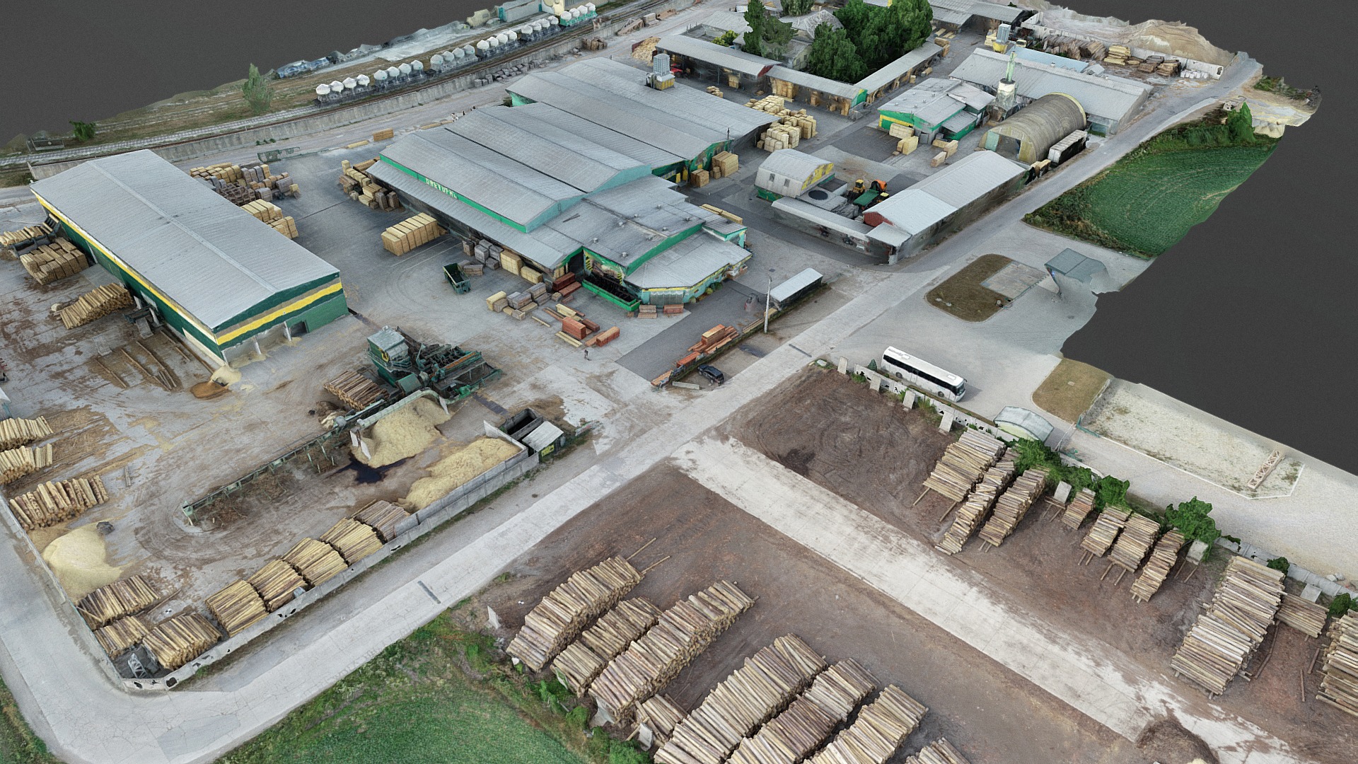 Lumber mill wood factory | Fab