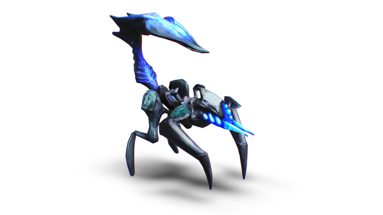 Alien Scorpion Mutant - Scorpio Creature Monster - Blue Arthropod ...