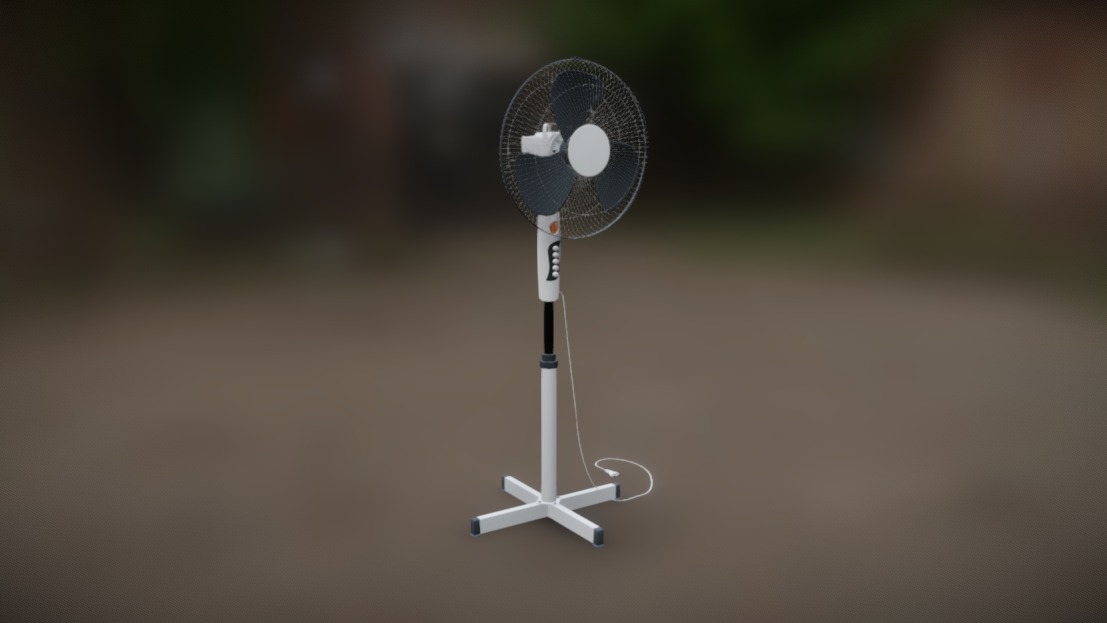 Realistic Floor Standing Fan – High-Quality 3D Model | Fab