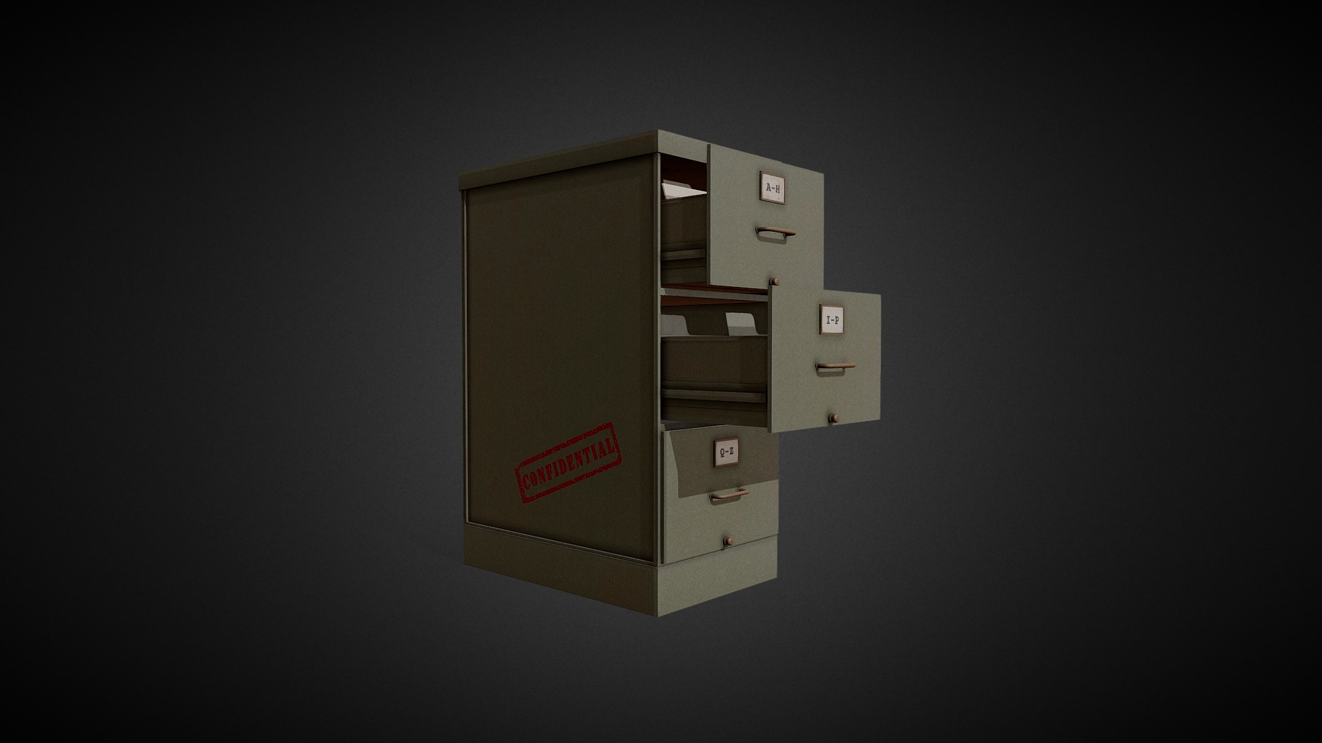File Cabinet - Tutorial Included | Fab