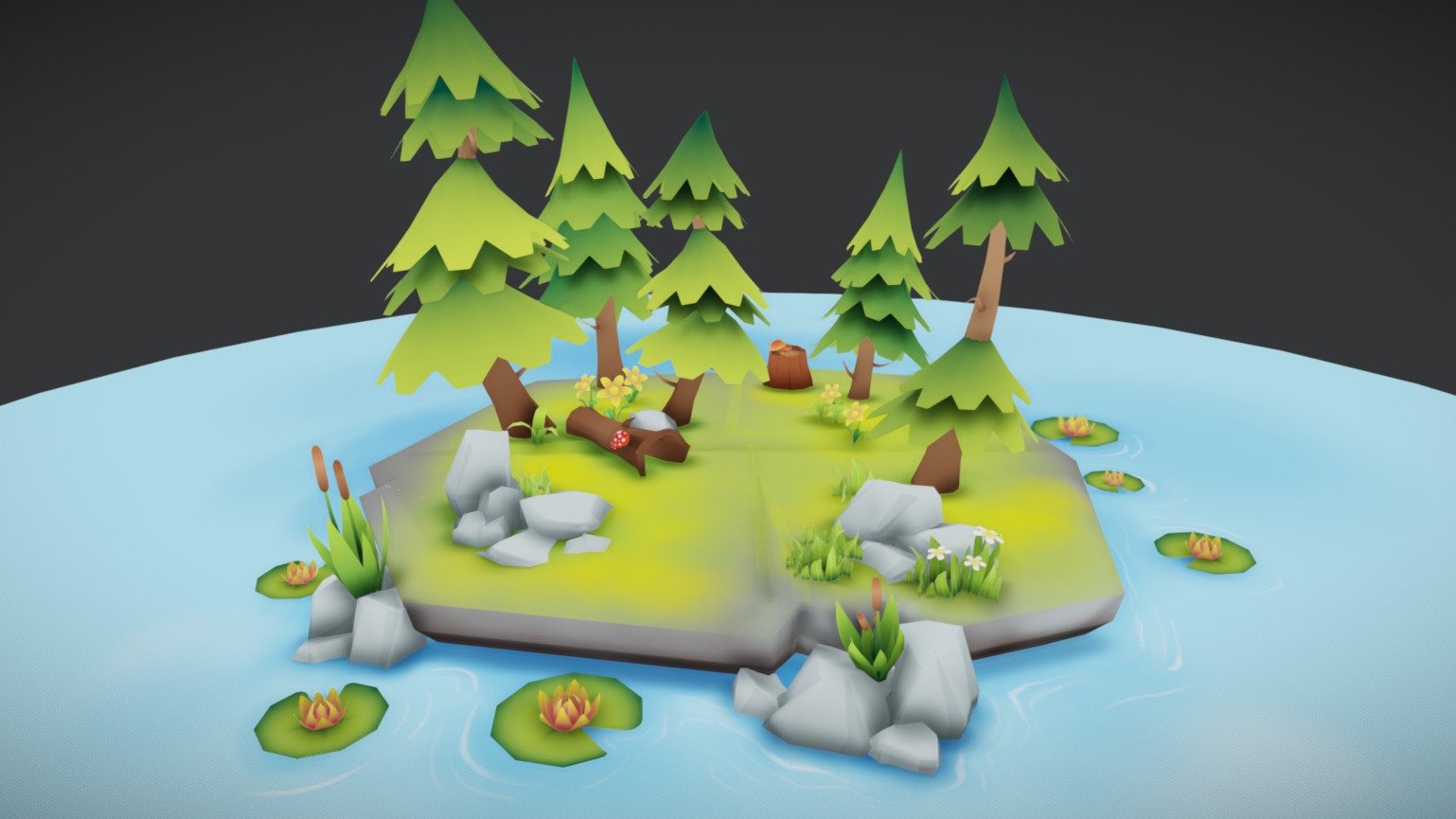 Low Poly Forest – Stylized Environment Pack | Fab