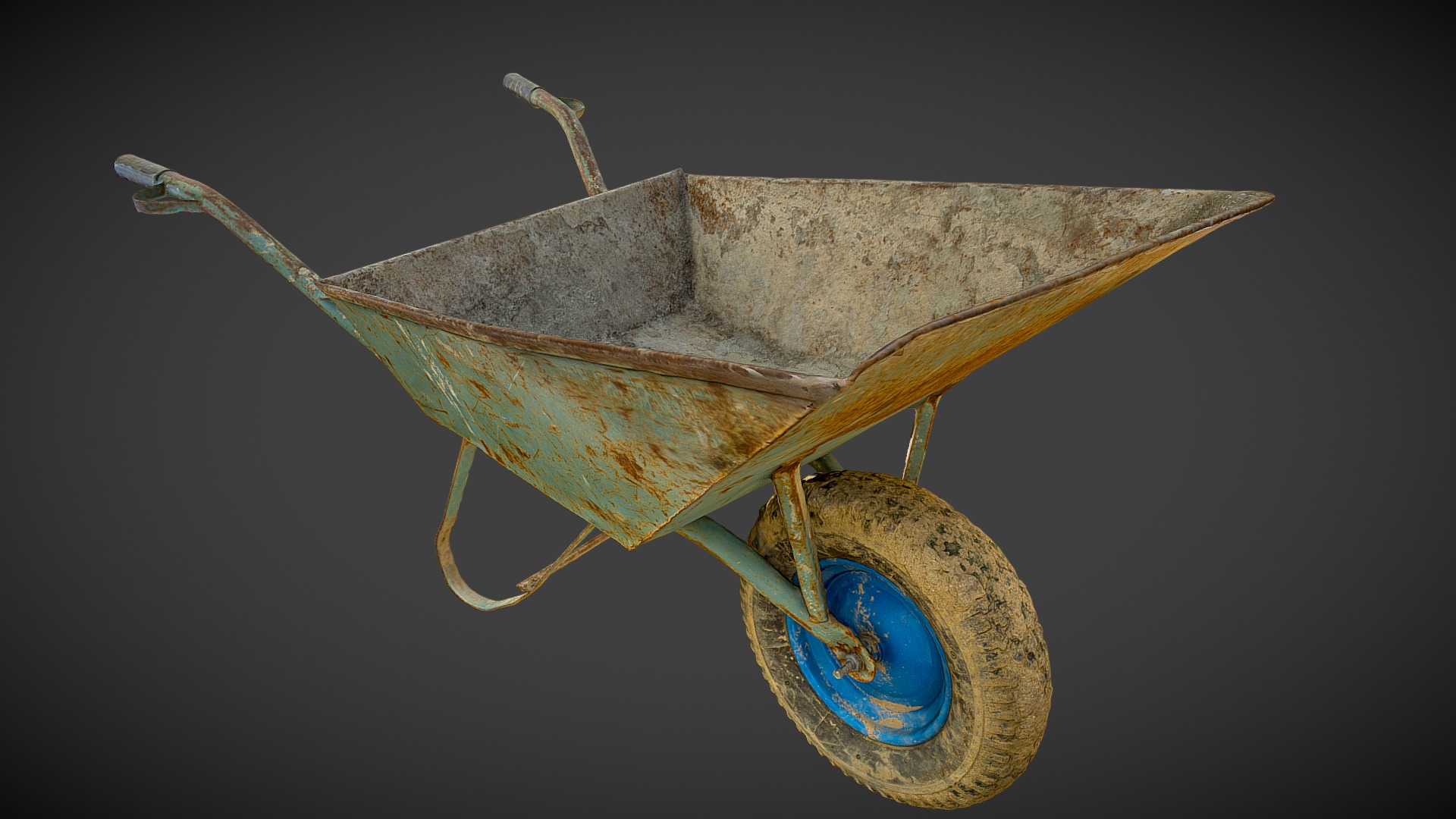 Wheelbarrow 3d scan 16k | Fab