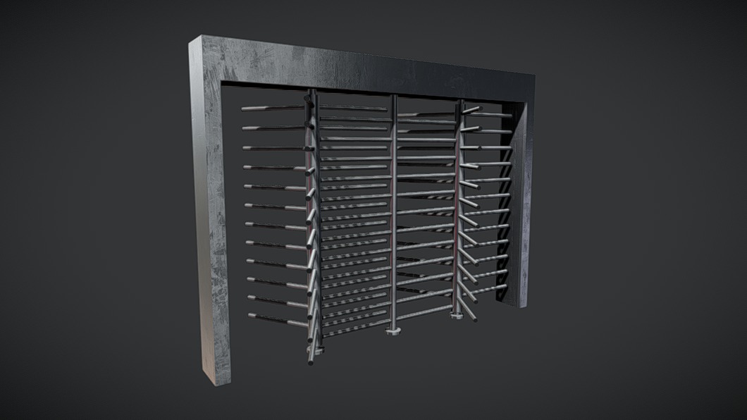 Double revolving gate | Fab
