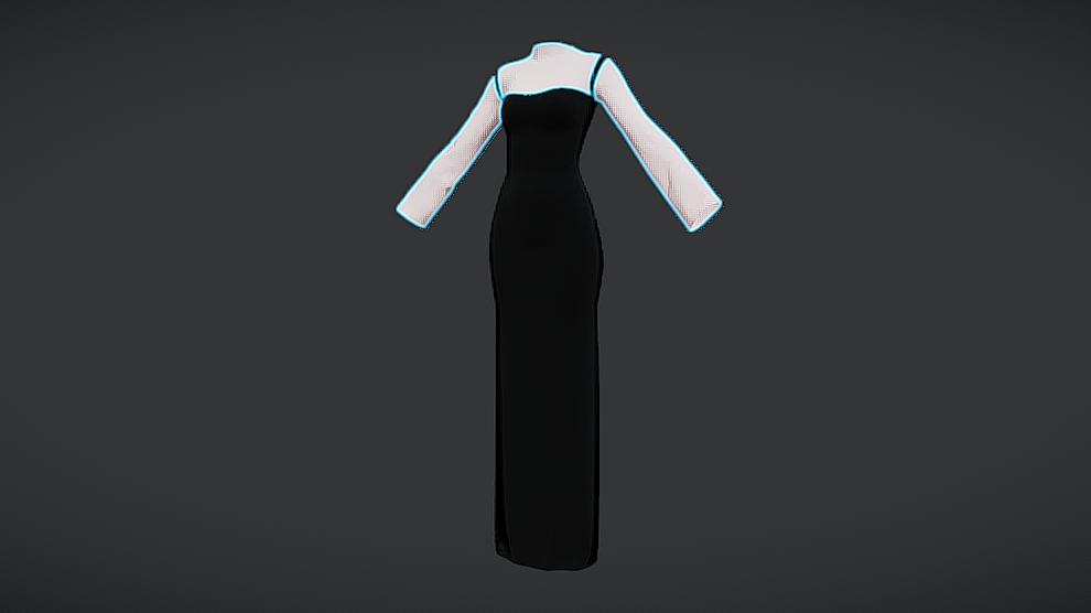 spaget strap dress black color modern look | Fab