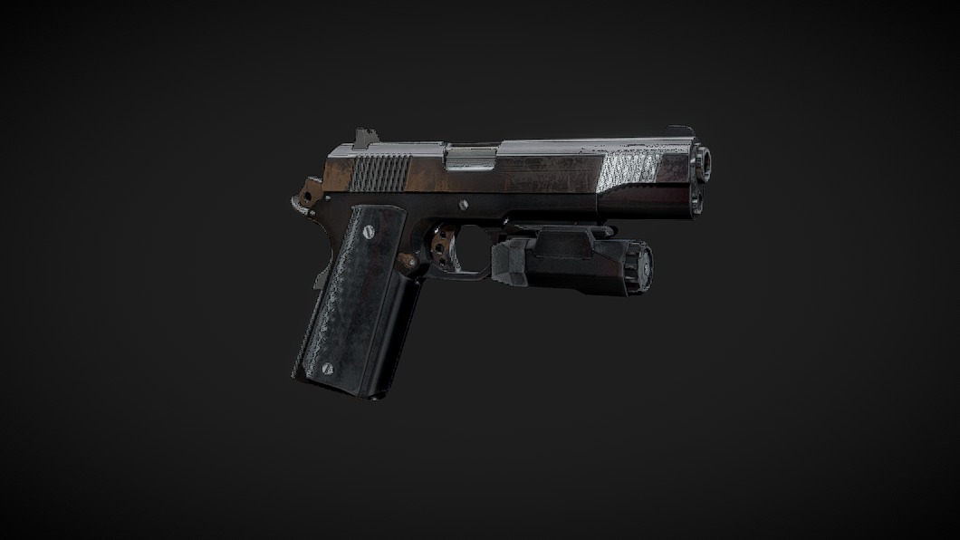 FPS Guns 4K - Pistol 3 | Fab