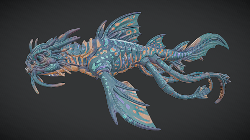 Alien Aquatic Creature | Fab