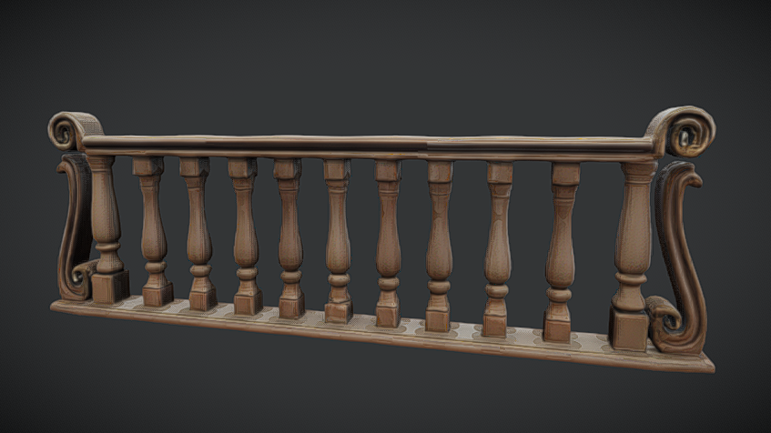 Wooden Railing | Fab