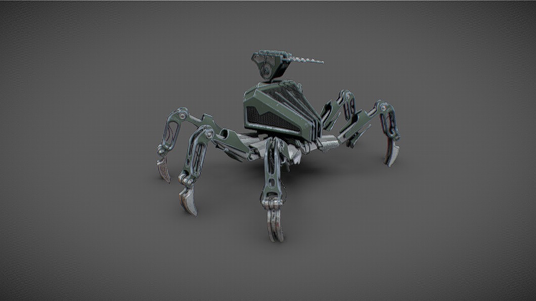 Sci-Fi Spider bot | Fab