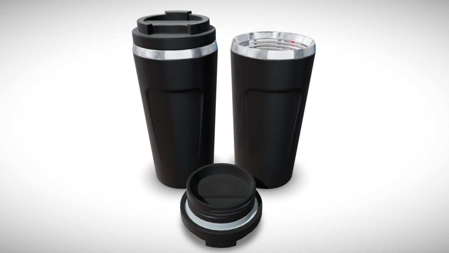 Black Stainless Steel Thermos | Fab