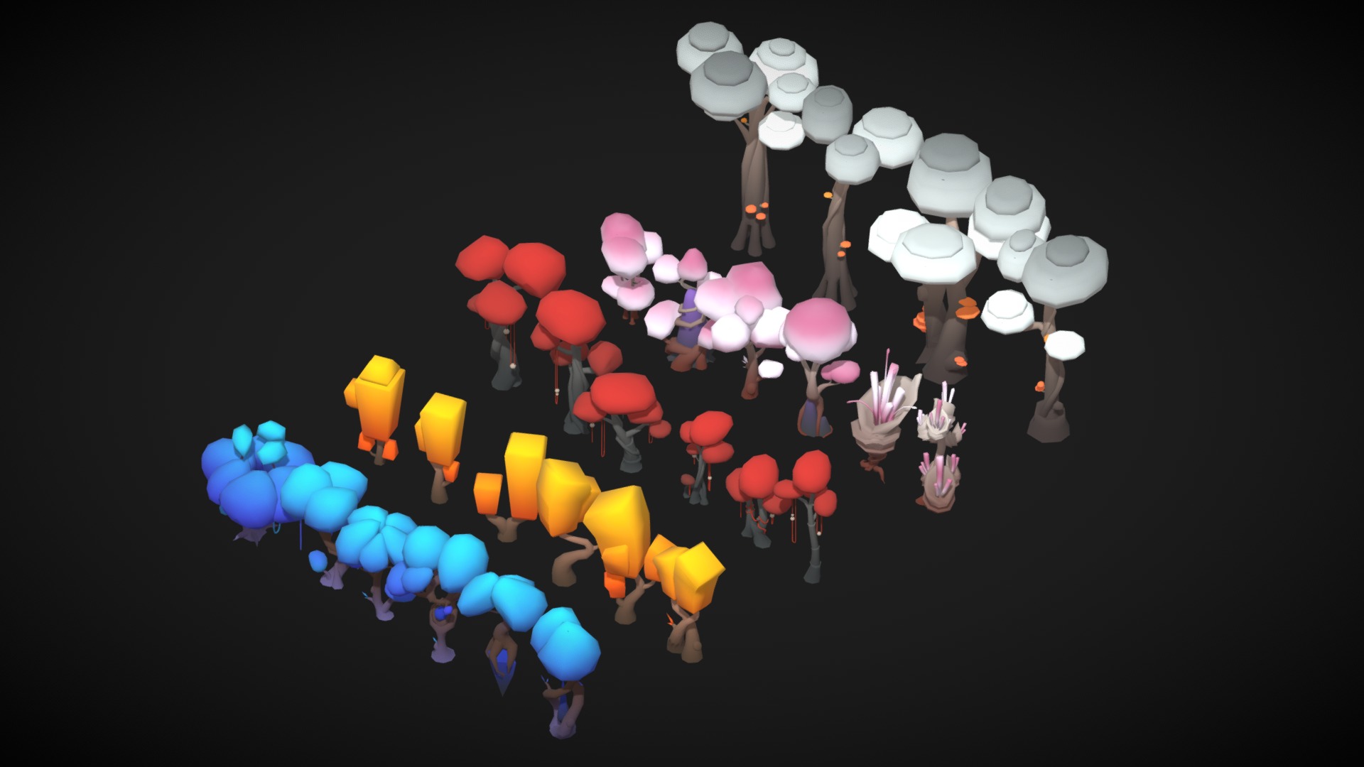 Fantasy tree asset pack | Fab