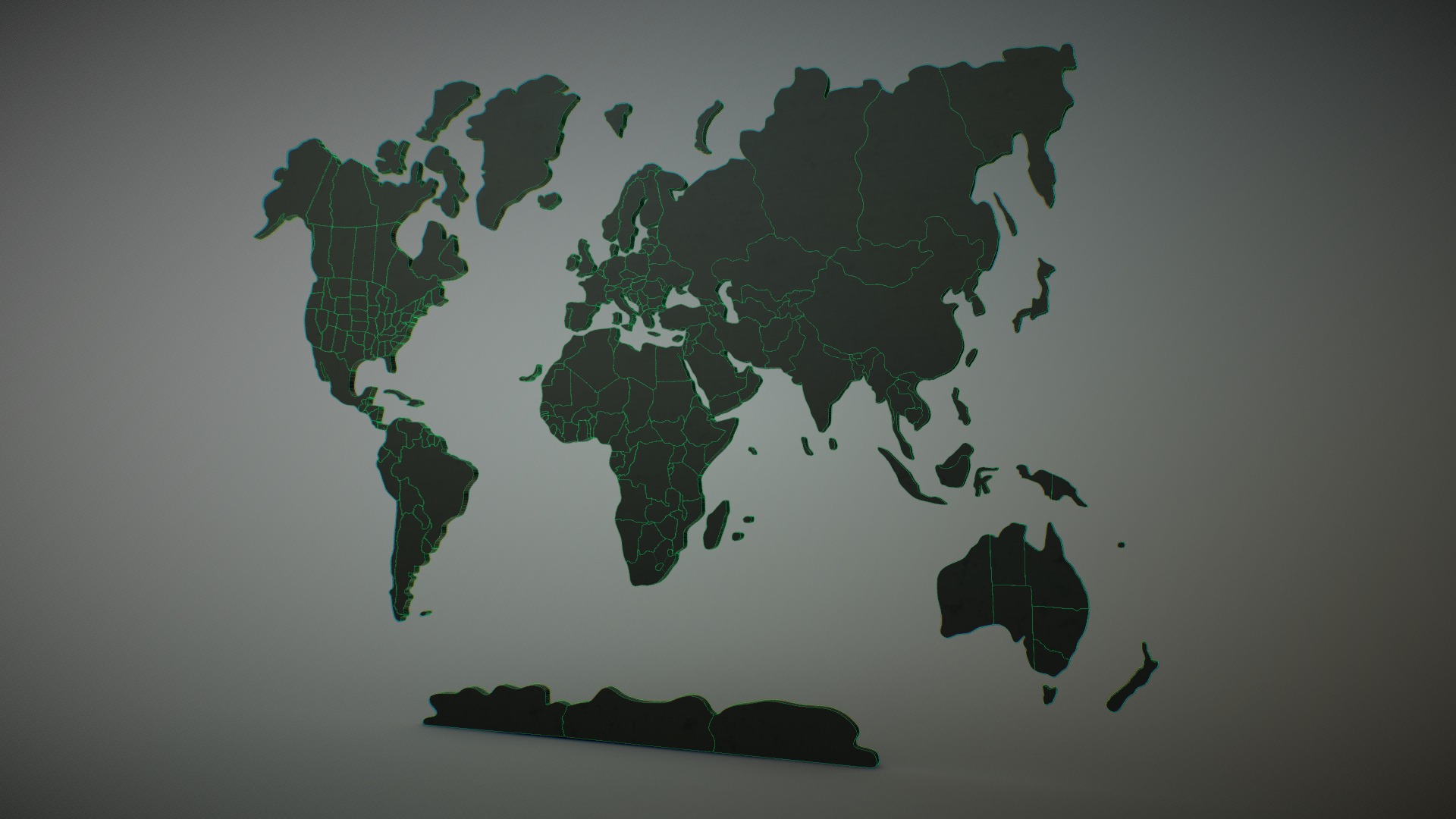 Full World Map Puzzle tiles | Fab
