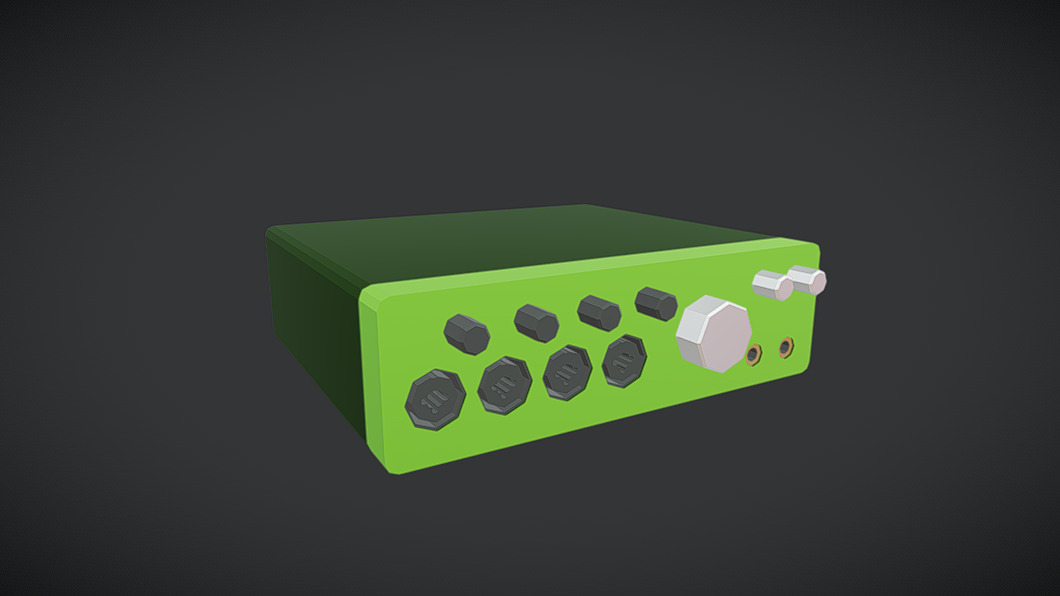 Audio Interface Low-Poly | Fab