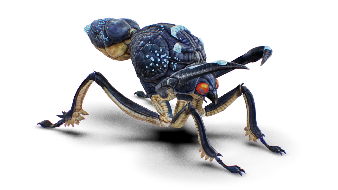 Alien Insect - Blue Monster Mutant - Ant Animal Beetle | Fab