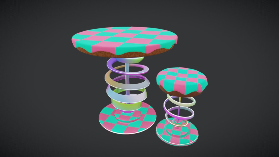 Table and Stool | Fab